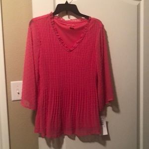 Sunny Leigh Bright Pink Blouse